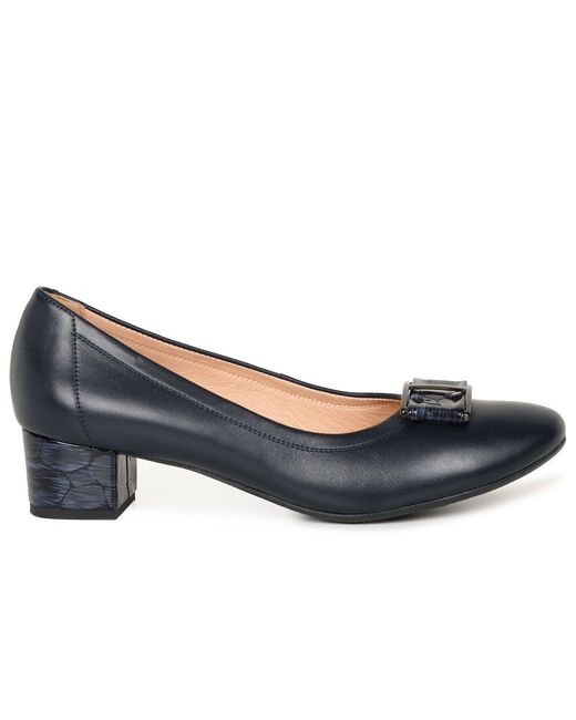 Bioeco Blue Eloise Court Shoes