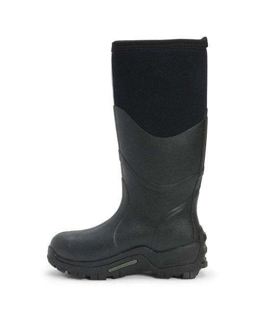 Muck Boot Black Muckmaster Hi Wellingtons