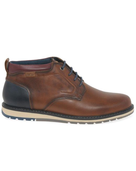 Pikolinos Brown Burton Boots Colour: Tan (Cuero) for men