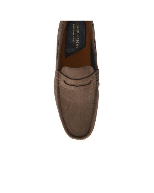 Frank Wright Brown Duggan Loafers for men