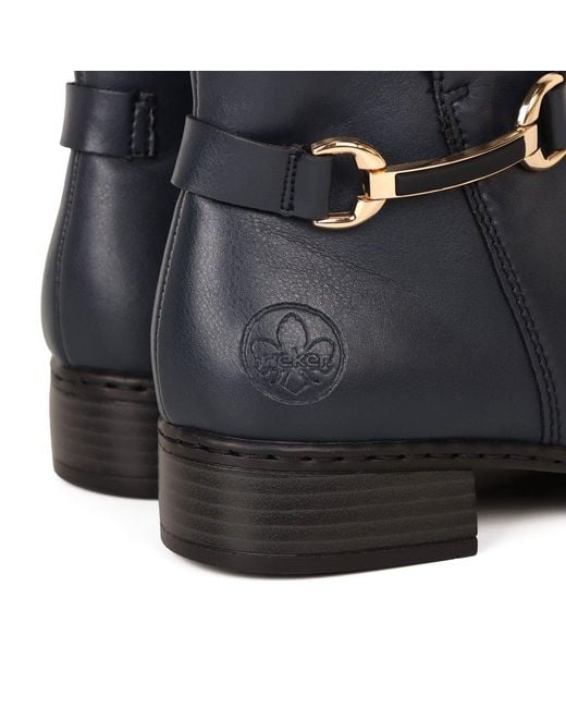 Rieker Black Cawood Ankle Boots
