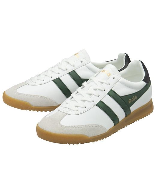Gola White Torpedo Leather Trainers for men