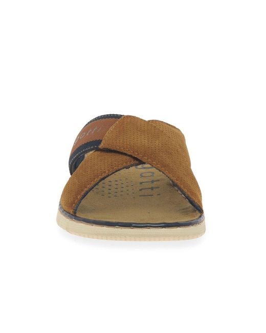 Bugatti Brown Dario Sandals for men