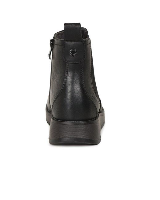 Heavenly Feet Black Rolo 2 Chelsea Boots
