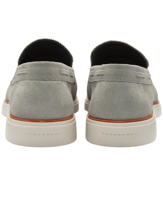 Frank Wright Gray Simmons Ii Loafers for men