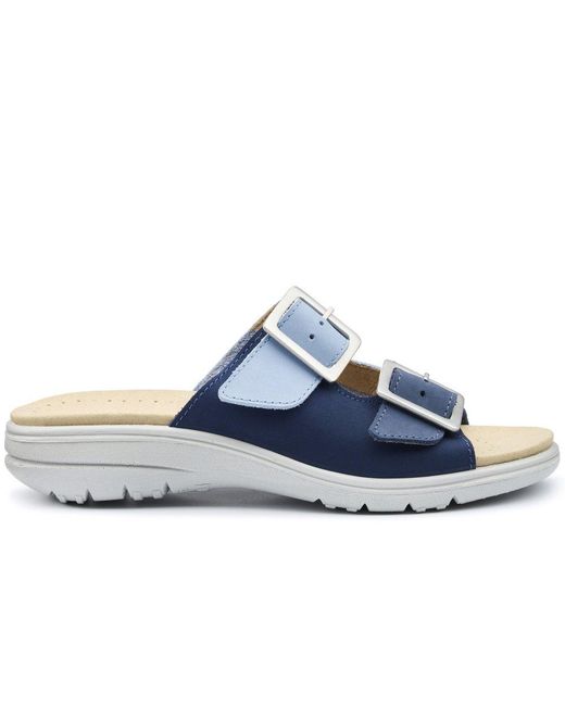 Hotter Blue Sunny Wide Fit Sandals