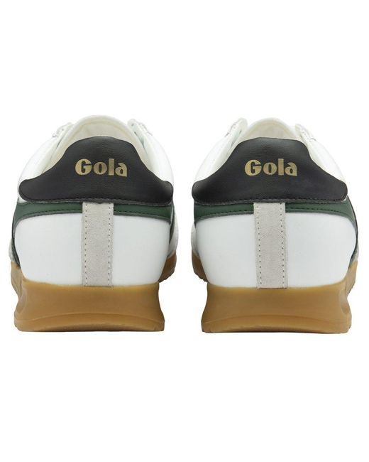 Gola White Torpedo Leather Trainers for men