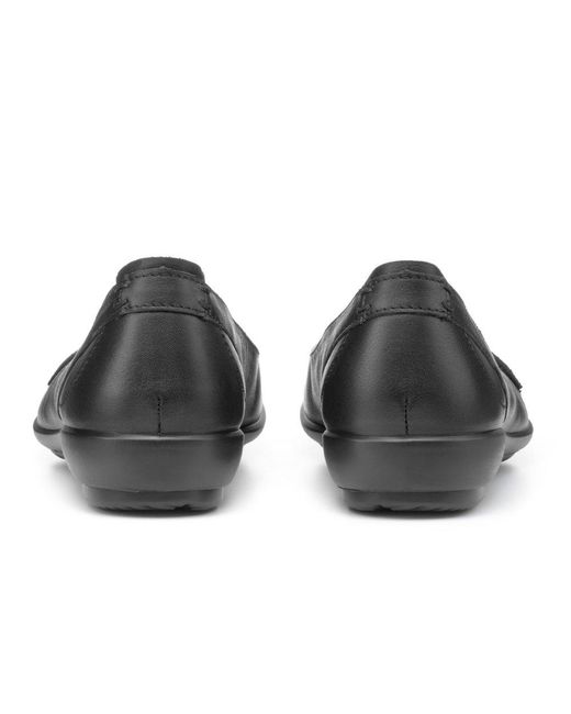 Hotter Black Robyn Ii Extra Wide Pumps