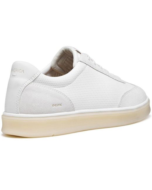 Geox White U Spherica Actif X4 Trainers for men