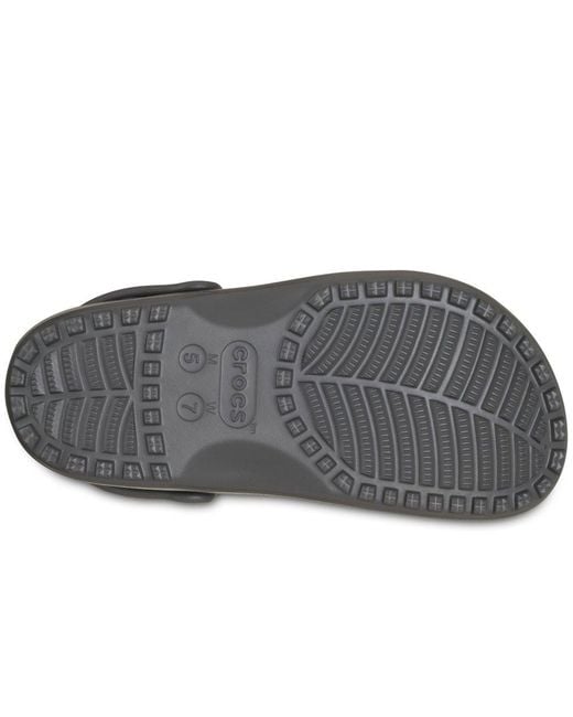CROCSTM Gray Classic Floral Cut Out Clogs