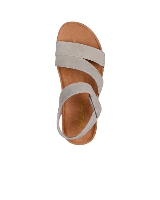 Skechers Brown Lifted Comfort Sandals