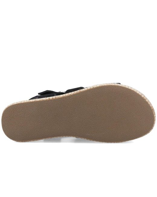 Hush Puppies Black Rosetta Gladiator Sandals