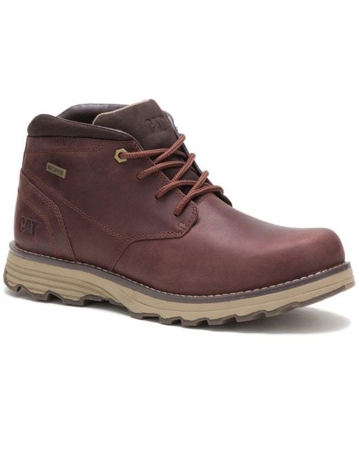 Caterpillar Brown Elude Wp Boots for men