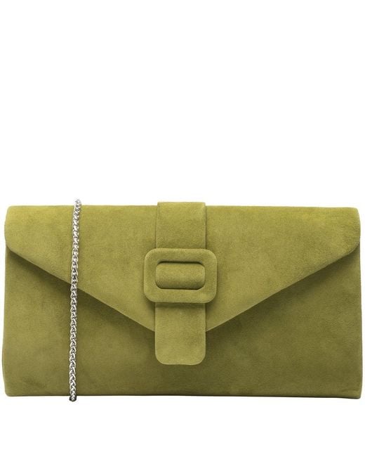 Lotus Green Aletta Clutch Bag