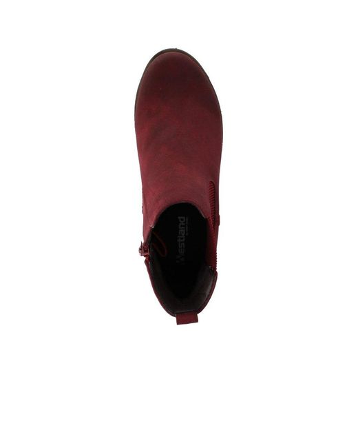 Westland Red Venus 37 Ankle Boots