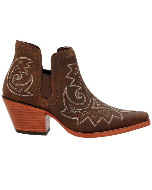 Durango Brown Crush Western Booties