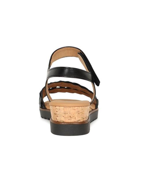 Gabor Black Rose Sandals
