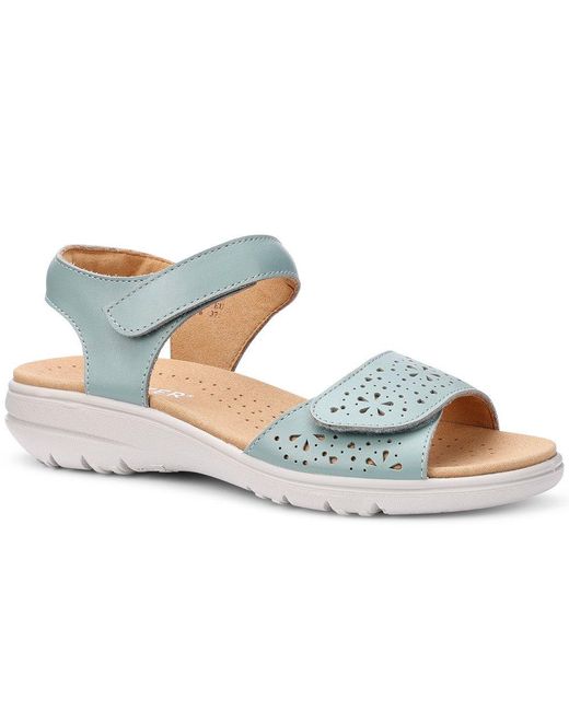 Hotter Blue Leah Ii Wide Fit Sandals