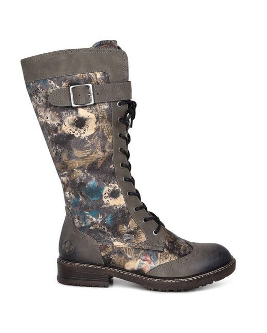 Rieker boots knee high sale