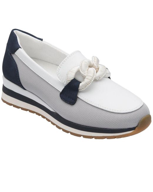 Lotus White Lorrian Loafers