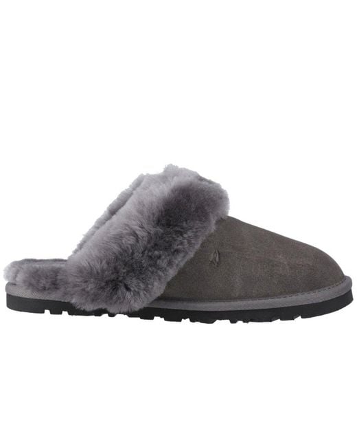 Hush Puppies Black Samantha Mule Slippers