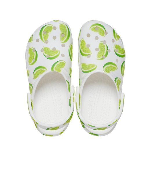 CROCSTM Green Classic Graphic Clogs