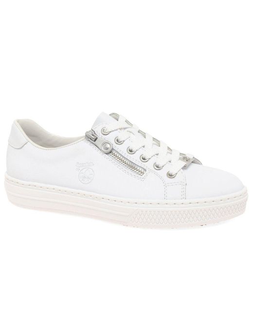 Rieker White Newark Trainers