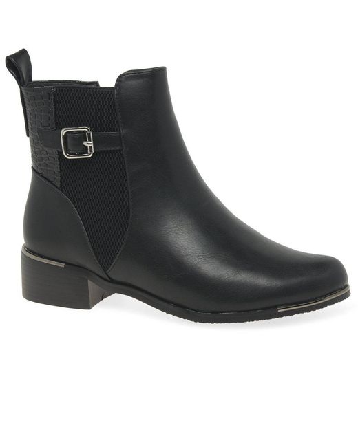 Lunar (GRS) Black Wyatt Ankle Boots