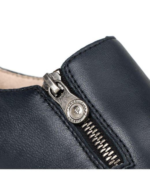 Rieker Blue Treat High Cut Court Shoes