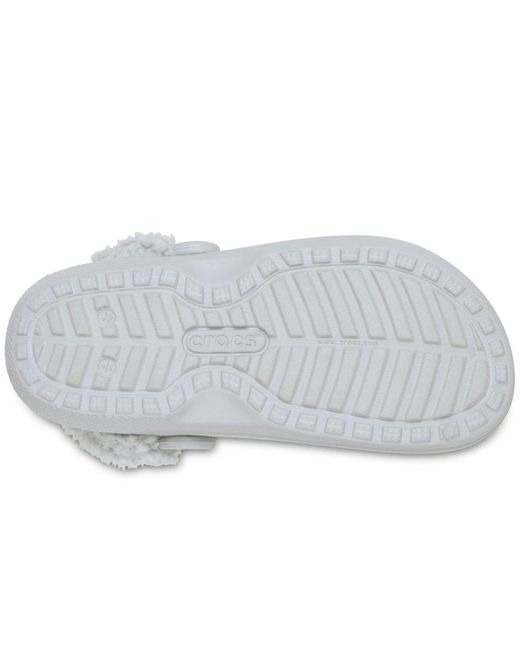 CROCSTM Black Classic Fleece Lined Clog for men