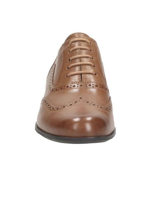 clarks lace up brogues