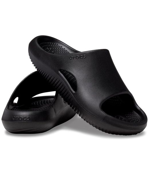 CROCSTM Black Mellow Slide Sandals for men