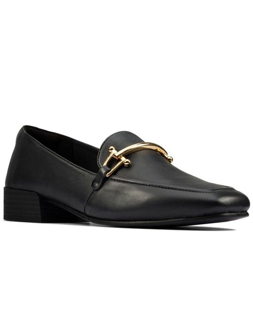 Clarks Pure Block Loafers in Black | Lyst Canada