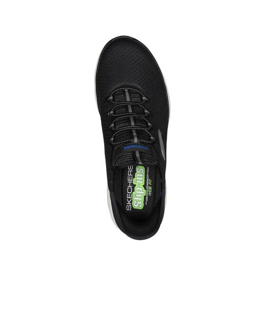 Skechers Black Summits High Range Wide Fit Trainers for men