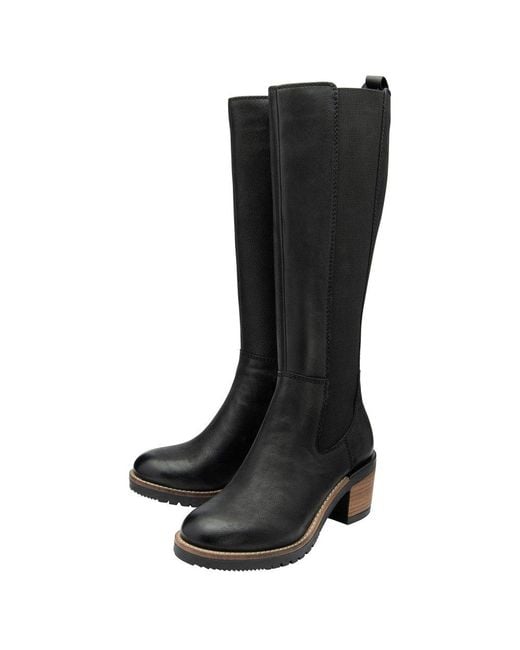 Ravel Black Forth Knee High Boots