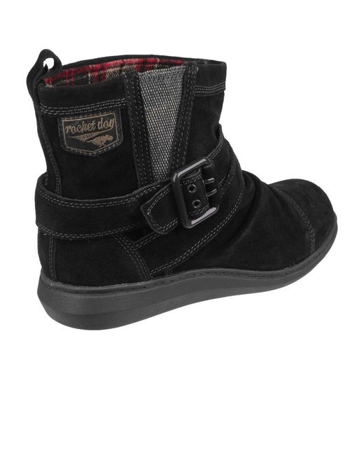 Rocket Dog Black Mint Ankle Boots