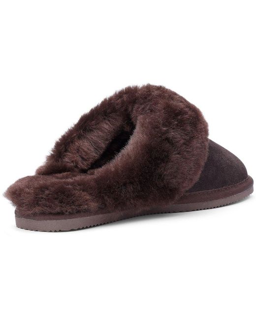 Hotter Black Candy Sheepskin Slippers