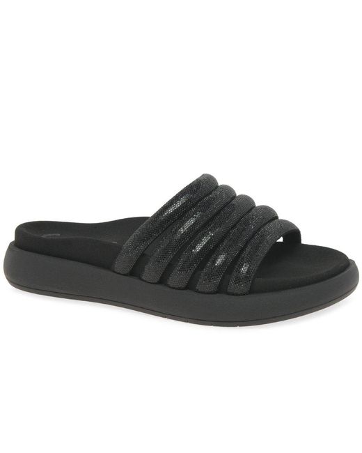 Gabor Black Abbott Sandals