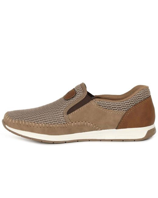 Rieker Brown Mantle Shoes for men