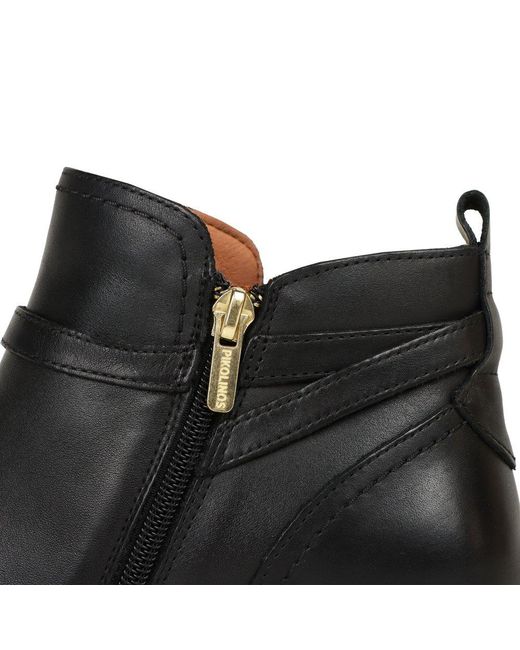 Pikolinos Black Dixie Ankle Boots