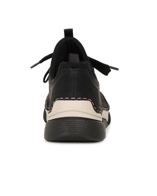 Rieker Black Excursion Trainers