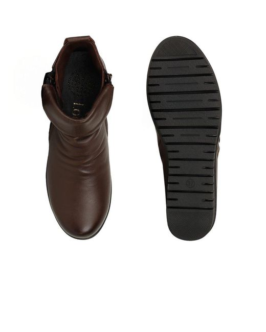 Lotus Green Cordelia Ankle Boots