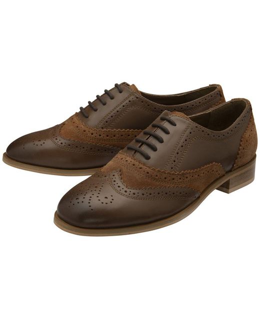 Ravel Brown Oxton Brogue Shoes