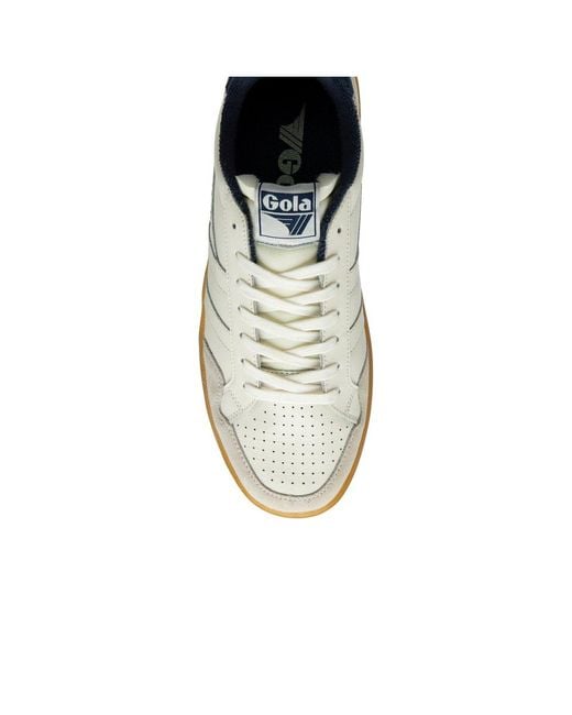 Gola White Eagle 86 Trainers Colour: Off/ Gum for men