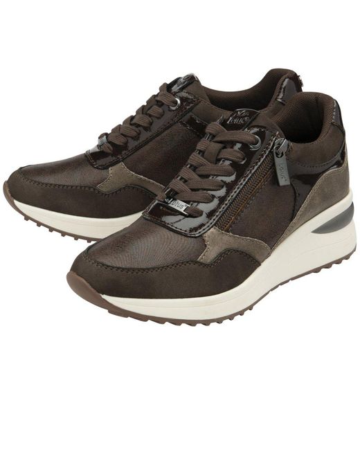 Lotus Black Pluto Trainers
