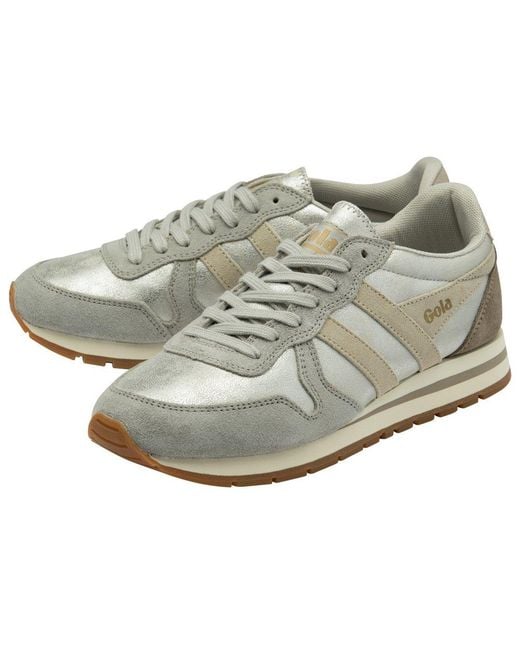 Gola Gray Daytona Blaze Trainers