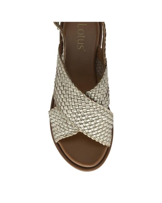 Lotus Brown Beatriz Sandals