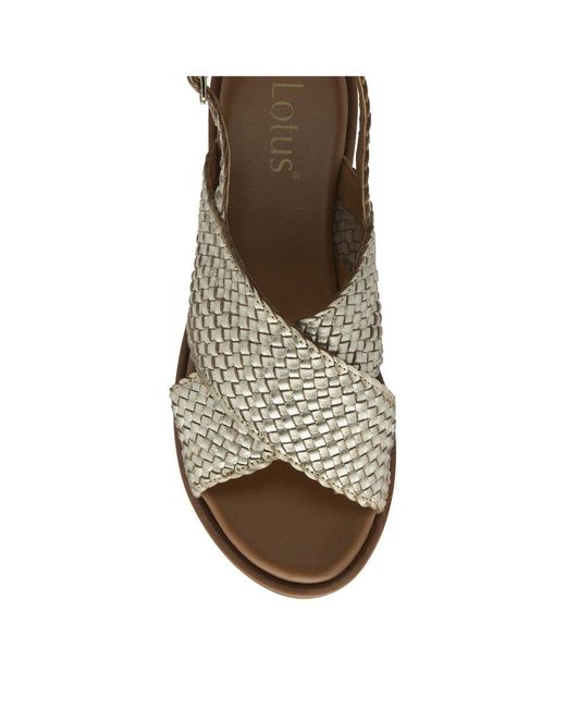 Lotus Brown Beatriz Sandals