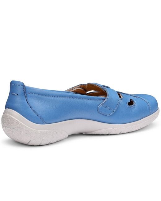 Hotter Blue Nirvana T-Bar Casual Shoes