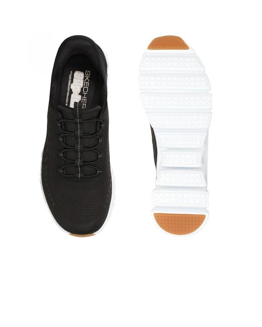 Skechers Black Glide Step Slip